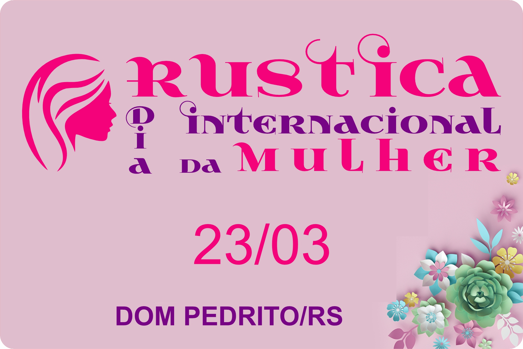 RÚSTICA ALUSIVA ANIVERSÁRIO DE DOM PEDRITO RS 2025
