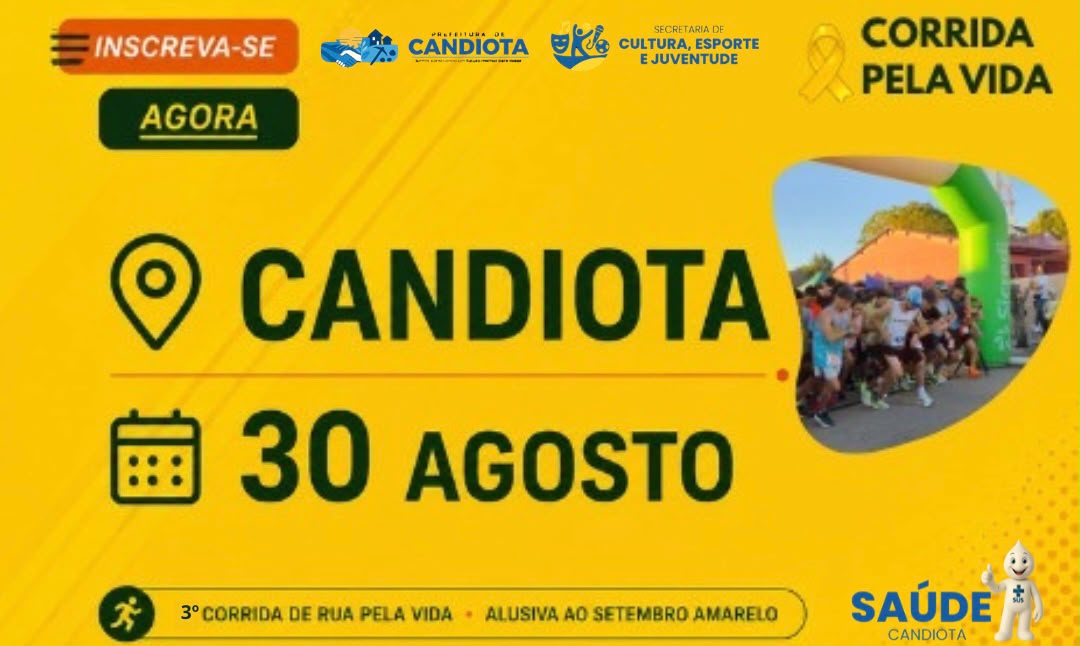 3ª Corrida Pela Vida - Alusiva ao Setembro Amarelo
